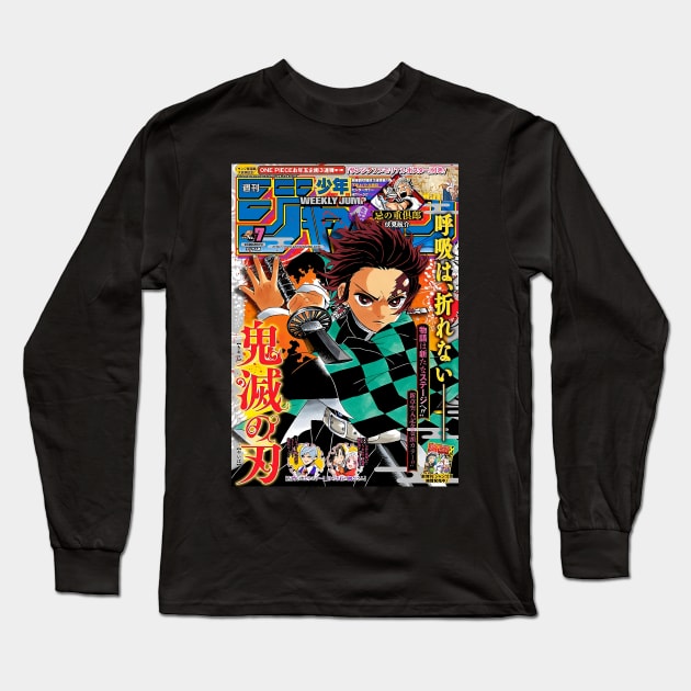 demon slayer Long Sleeve T-Shirt by stephens69